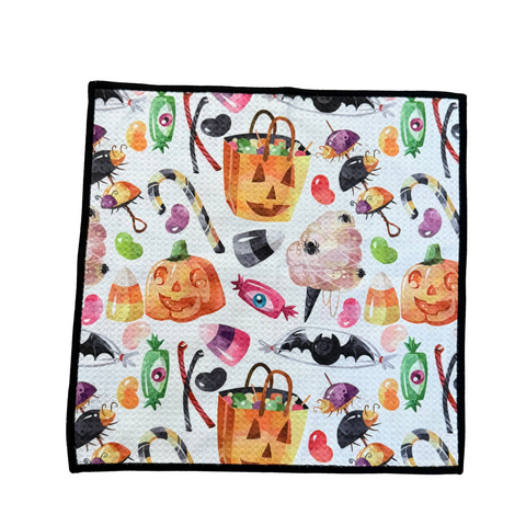 Monsters Lunchbox Double-Sided Wash Cloth