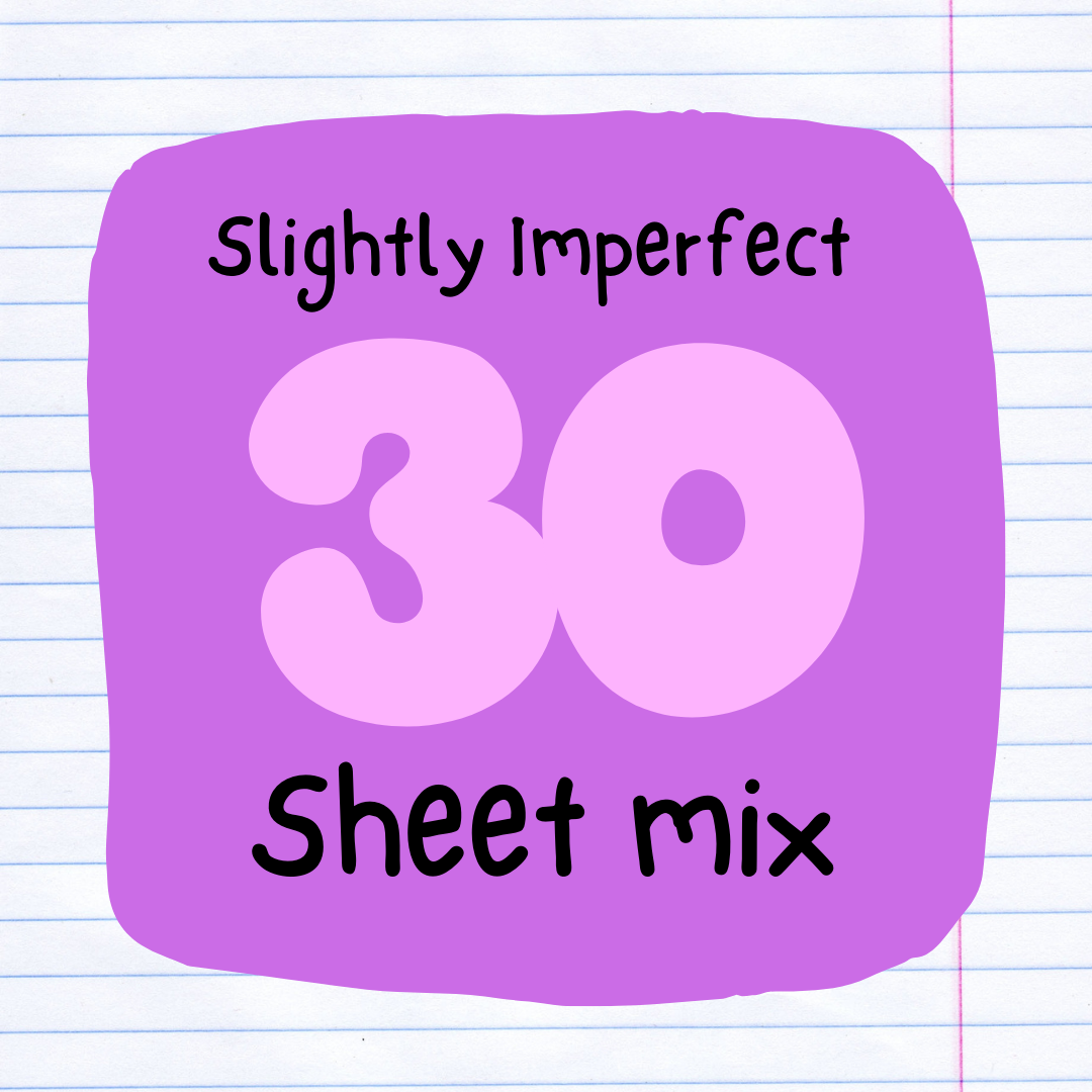 Slightly Imperfect 30 Sheet Bundle Mix