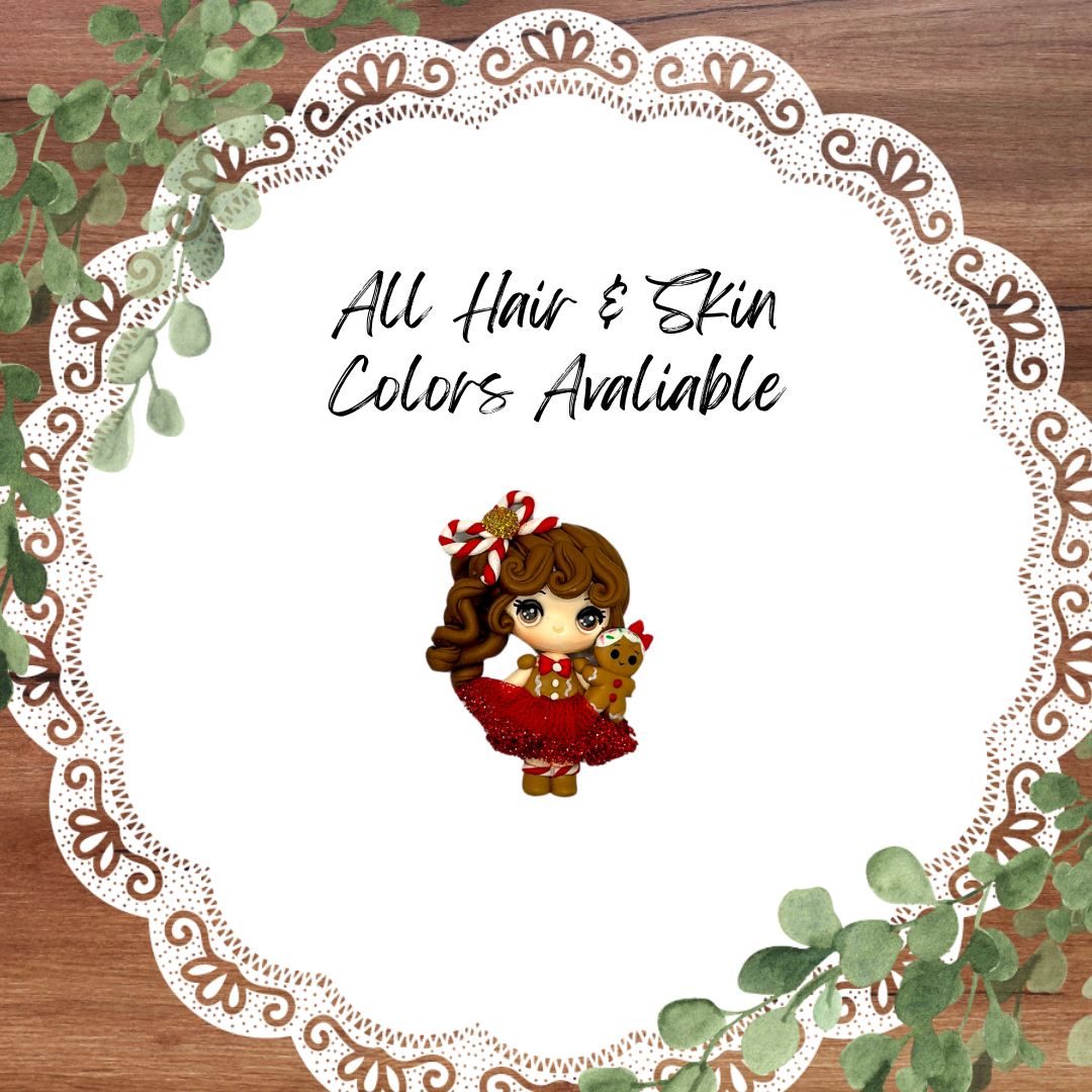 (Pre-Order) Red Skirt Gingerbread Girl