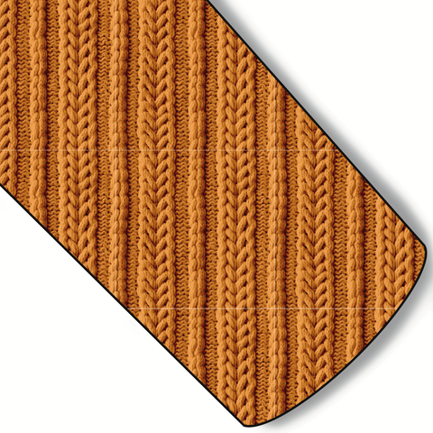(Pre-Order) Pumpkin Fall Knit Sweater Custom Faux Leather