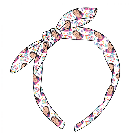 Miss Rachel Hand Tied Knotted Bow Headband