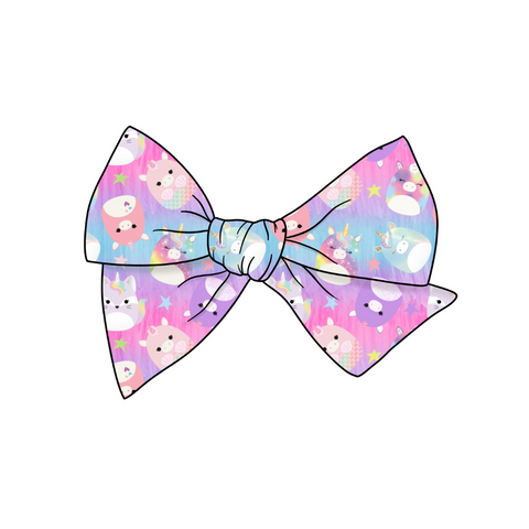 Squishmellows 5" Pre-Tied Fabric Bow