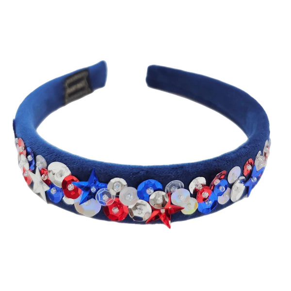 Velvet Sequin Headband