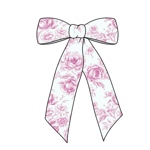 (Pre-Order) Love Shack Baby Long Tail Fabric Bow