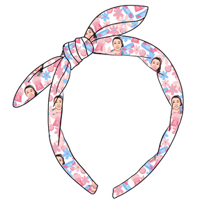 Bubblegum Song Hand Tied Knotted Bow Headband