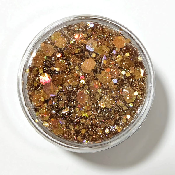 Carmel Delight Glitter Hair Gel