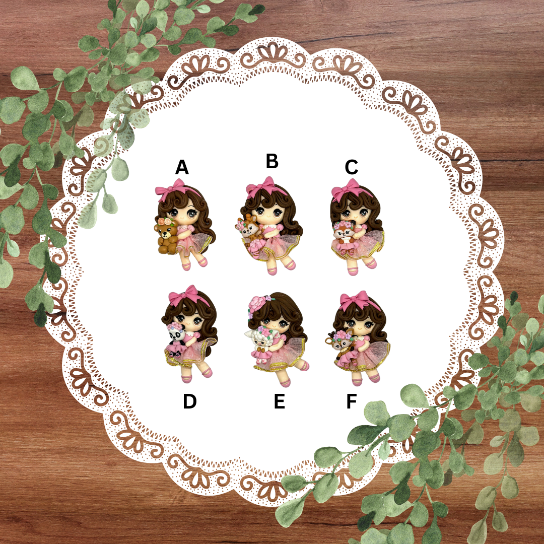 (Pre-Order) Ballerina Girls With Animals