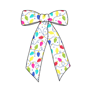 (Pre-Order) Shine Bright Lights Long Tail Fabric Bow