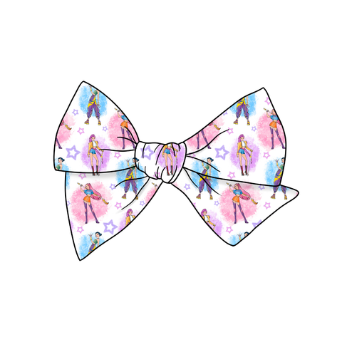 Rumi, Mira, Zoey, Huntrix 5" Pre-Tied Fabric Bow