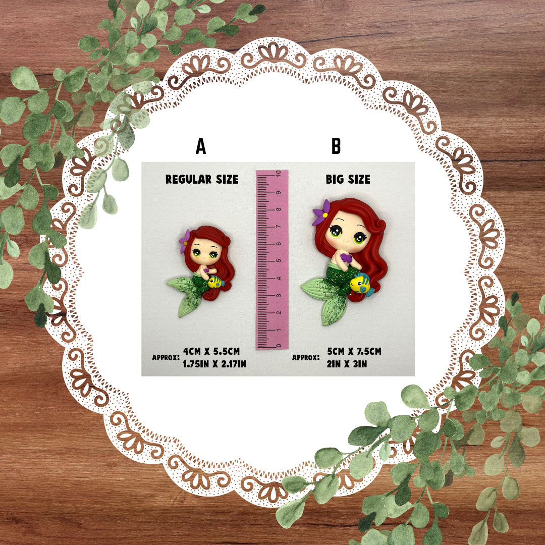 (Pre-Order) Ariel w/ Flounder 2 Sizes