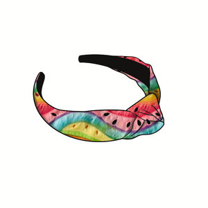 Watermelon Waves Knotted Headband