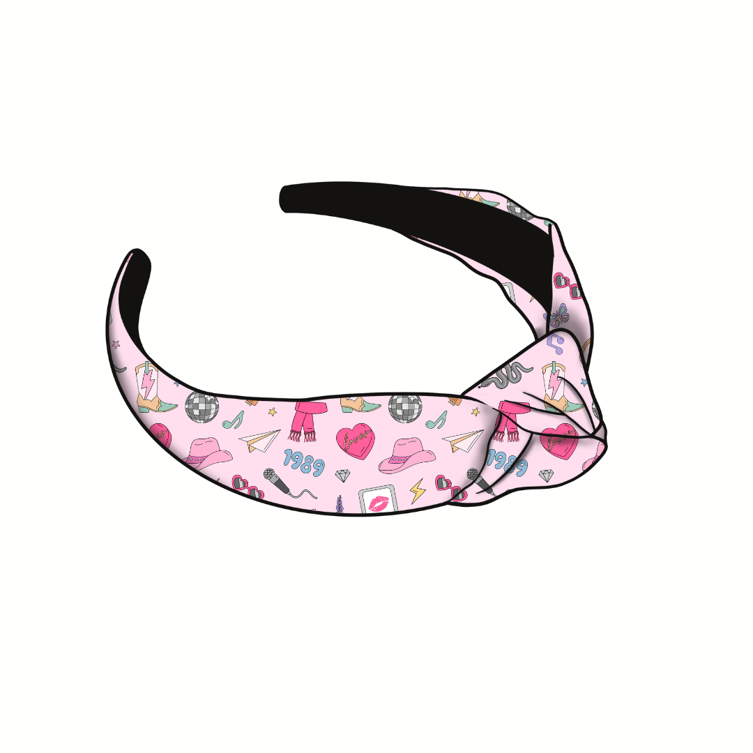 Swiftie For Life Knotted Headband