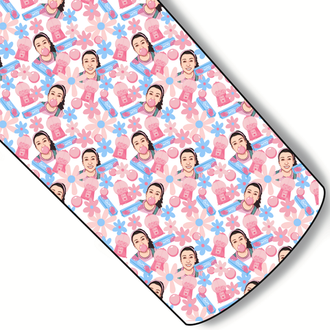 The Bubblegum Song Custom Faux Leather