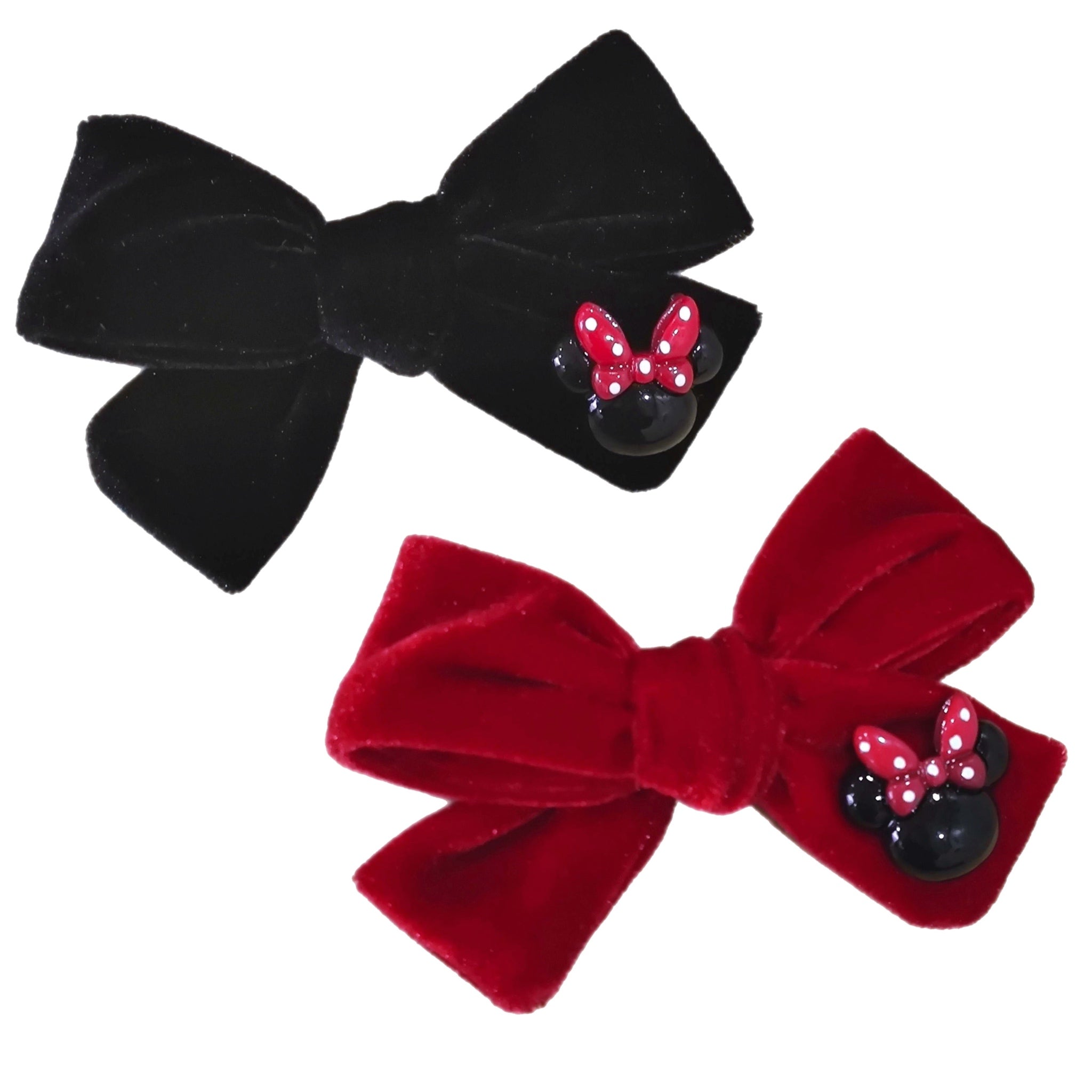 Mouse Embellishment Velvet Bow