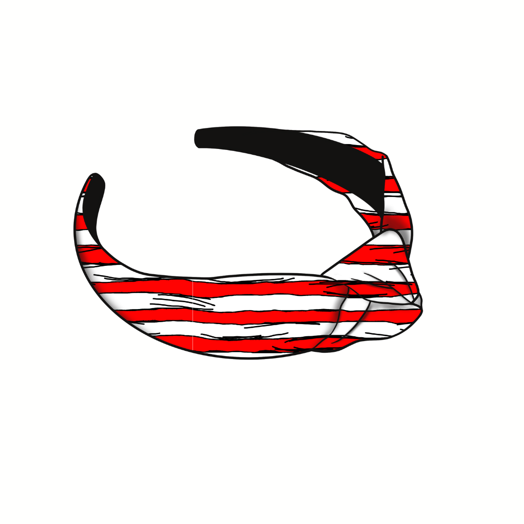 Seuss Stripe Knotted Headband