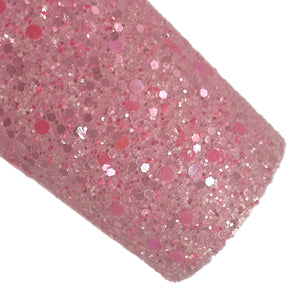 (NEW) Pink Bubble Bath Chunky Glitter