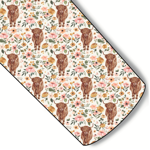 Highland Cow Custom Faux Leather