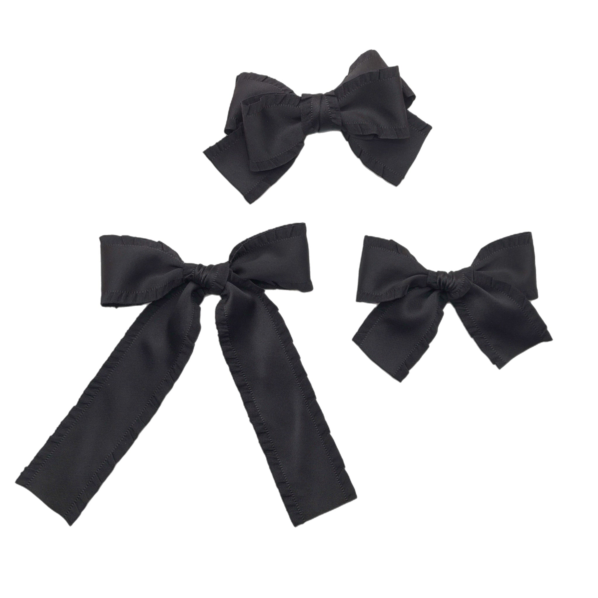 (Pre-Order) Black Ribbon Bows