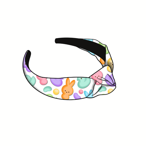 (Pre-Order) Peeps and Jelly Beans Knotted Headband