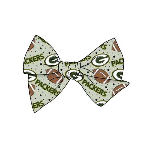 Packers 5" Pre-Tied Fabric Bow