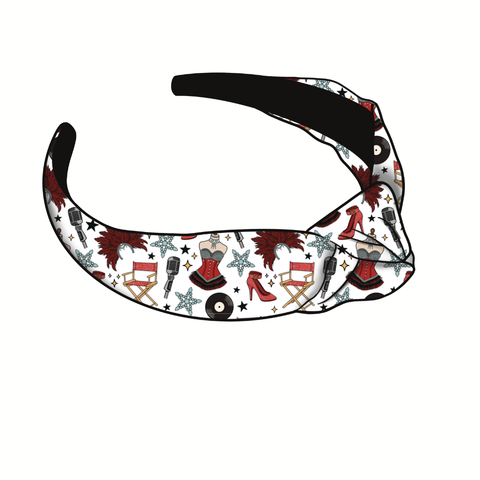 Popstar Showgirl  Knotted Headband