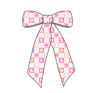 (Pre-Order) XOXO Long Tail Fabric Bow