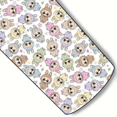 Macaron Labubus Custom Faux Leather