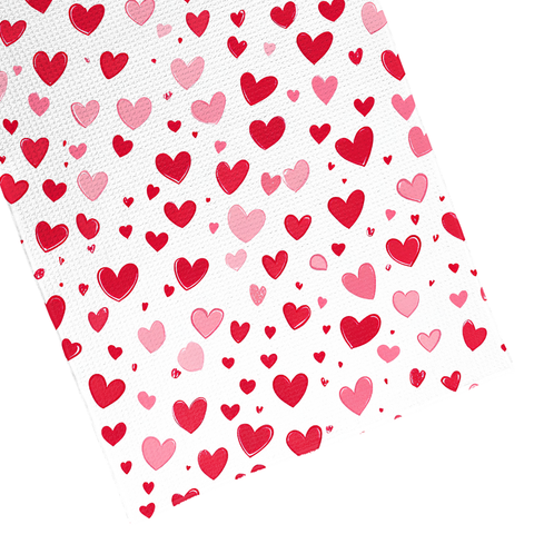 (Pre-Order) Tiny Hearts Double Sided Hand Towel / Cloth