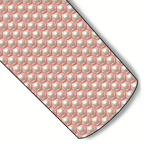 Honeycomb 3D Custom Glossy Faux Leather