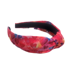 Bright Hearts Knotted Headband