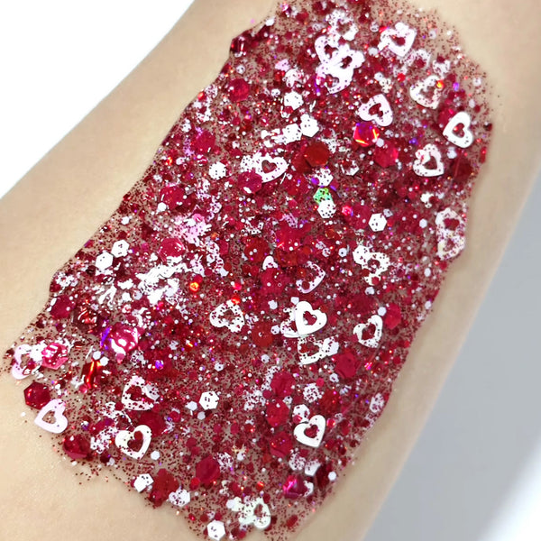 Cupids Bash Glitter Hair Gel