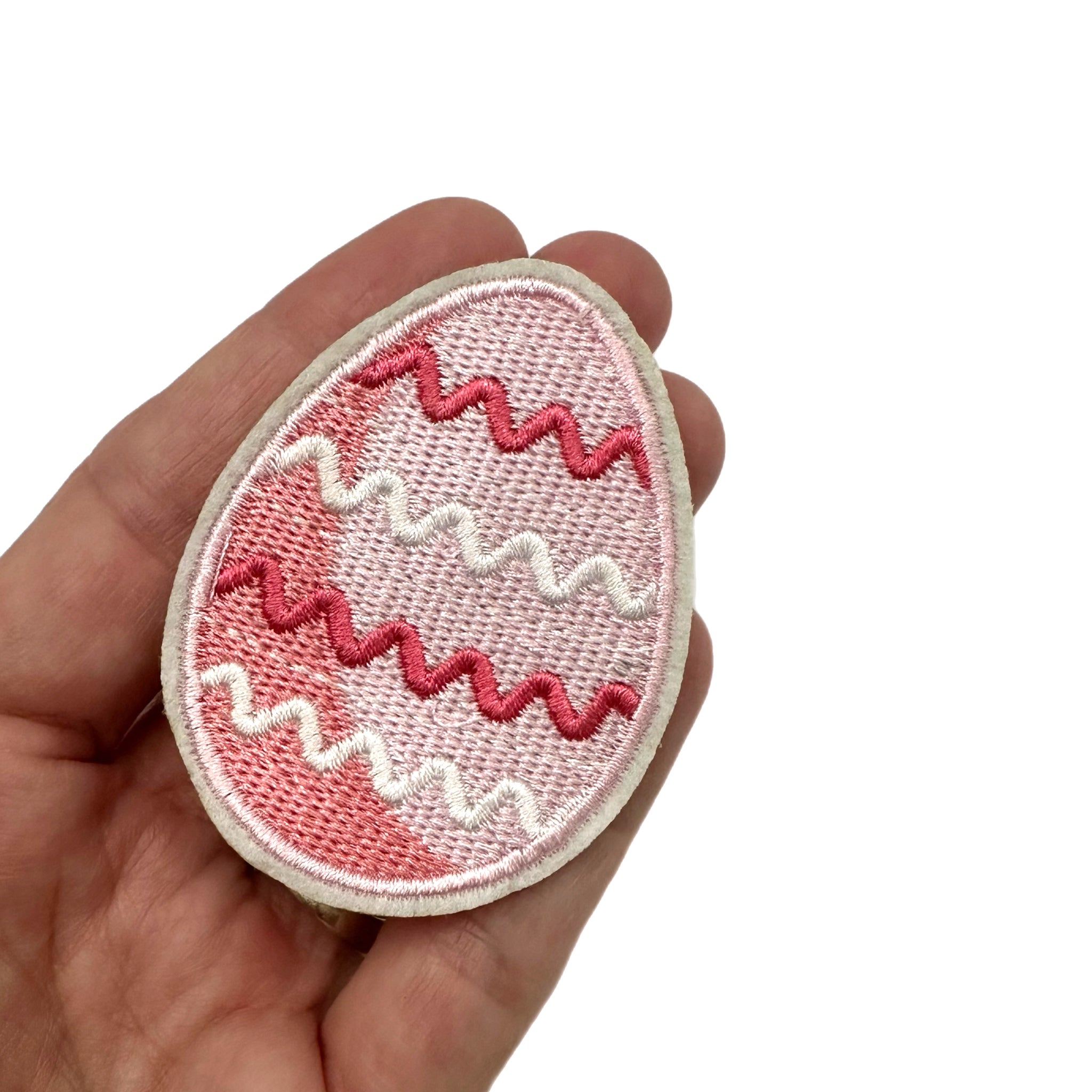 Easter Egg Embroidered Hair Clip