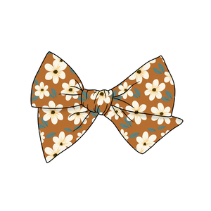 Fallin' For Nantucket Floral 5" Pre-Tied Fabric Bow