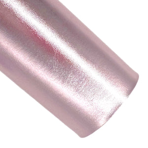 (New) Light Pink Metallic Faux Leather
