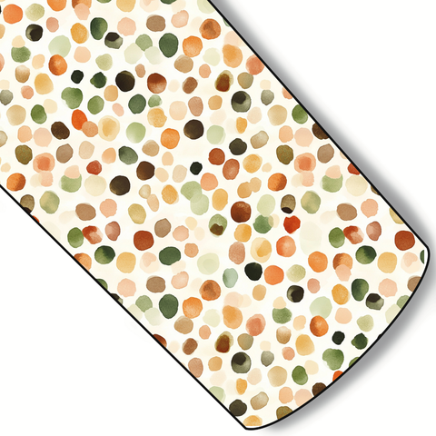Autumn Dots Custom Faux Leather
