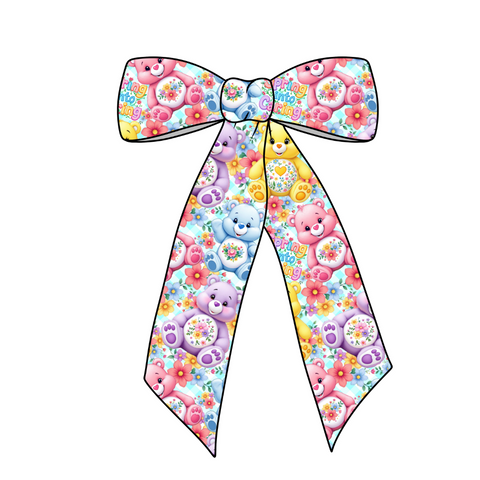 (Pre-Order) Spring Into Caring Long Tail Fabric Bow