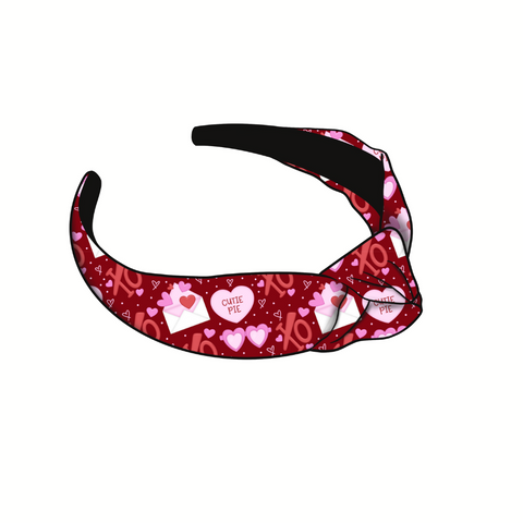 (Pre-Order) XOXO Love Letters Knotted Headband