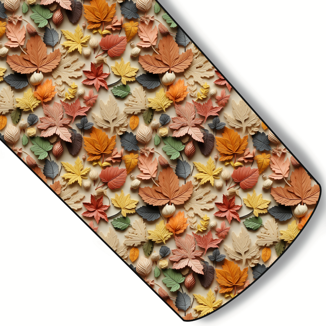 Falling Leaves Custom Faux Leather