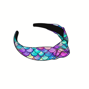 Mystical Mermaid Scales Knotted Headband