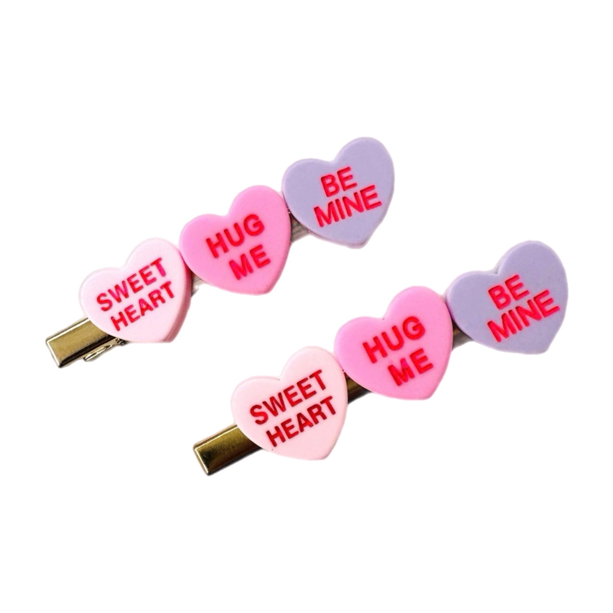 (Pre-Order) Conversation Heart Alligator Clip