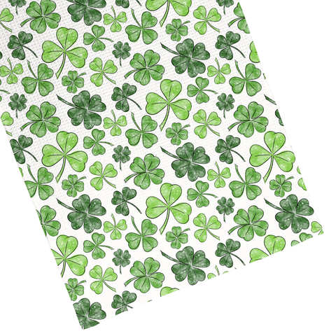 (Pre-Order) Lucky Clovers Double Sided Hand Towel / Cloth