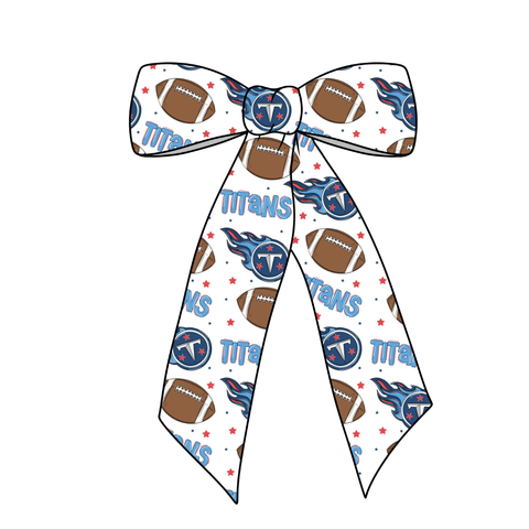 Titans Long Tail Fabric Bow