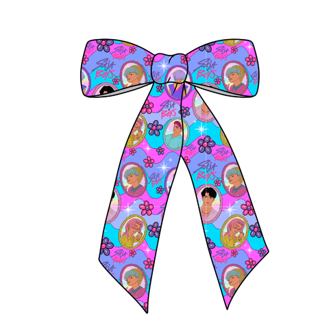 Saja Boys Long Tail Fabric Bow