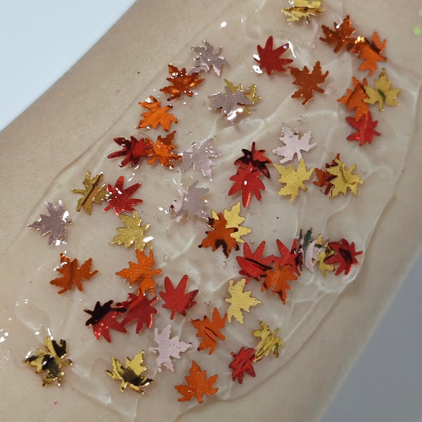 Falling Leaves Glitter Hair Gel
