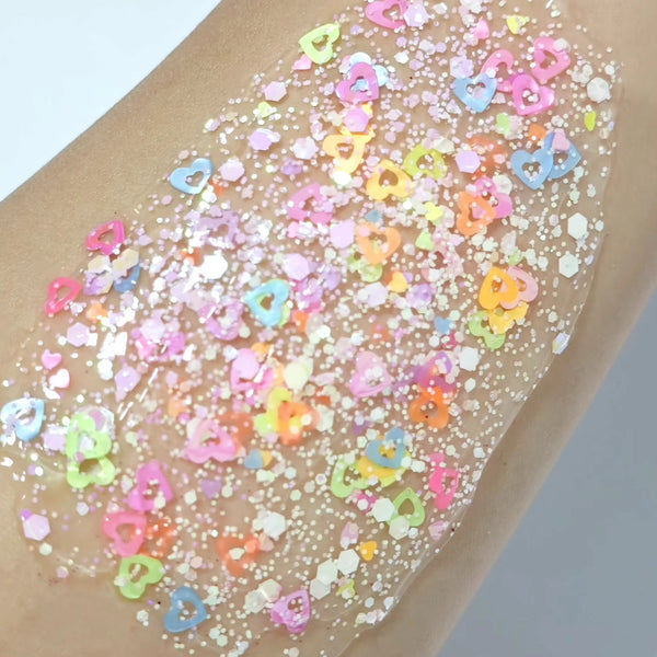 Hearts a Flutter Glitter Hair Gel