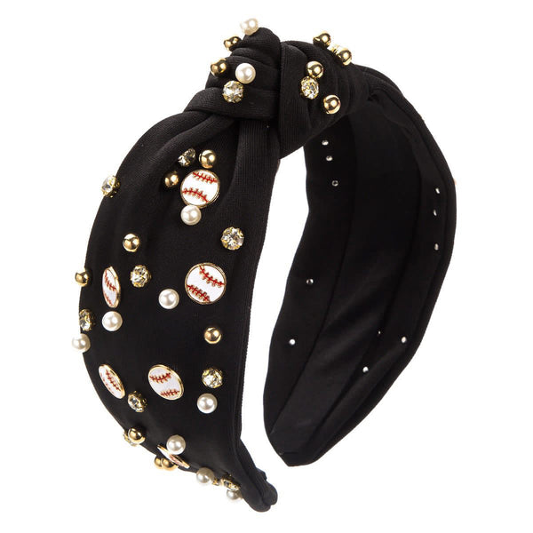 (Pre-Order) Lux Baseball Knotted Headband