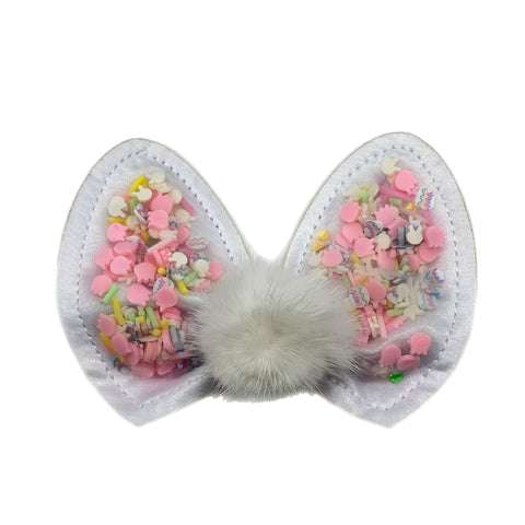 White Pastel Spring Mix Shaker Bunny Ears