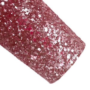 (NEW)Pink Champagne Solid Chunky Glitter