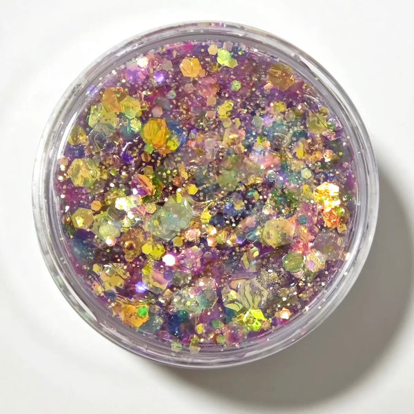 Rainbow Glitz Glitter Hair Gel