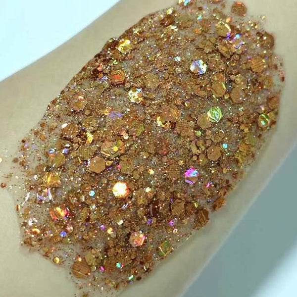 Carmel Delight Glitter Hair Gel